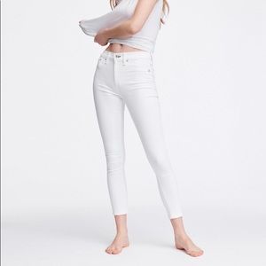 RAG & BONE white ankle skinny jeans